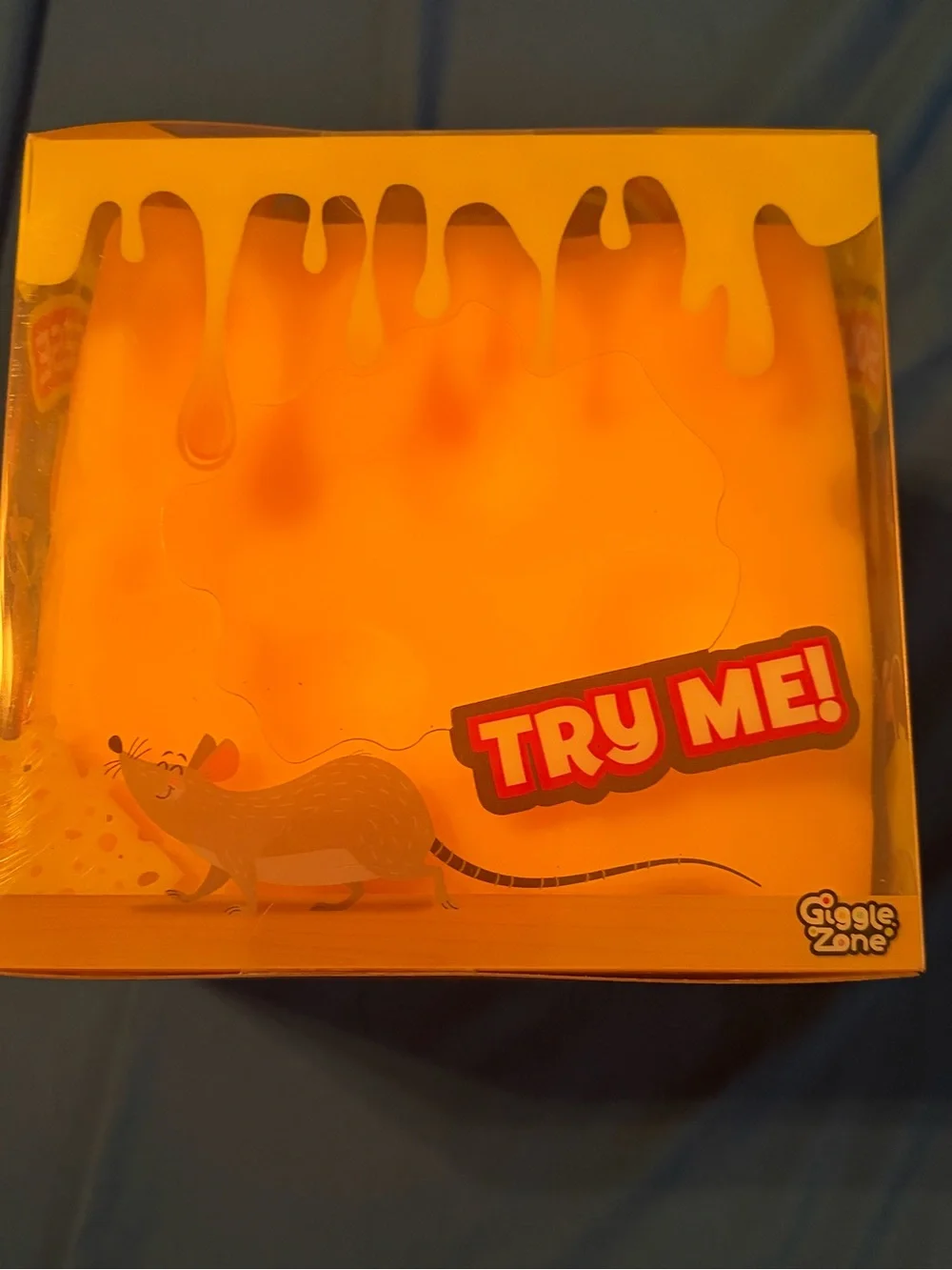Squeeze Cheese Stress Toy - Yellow